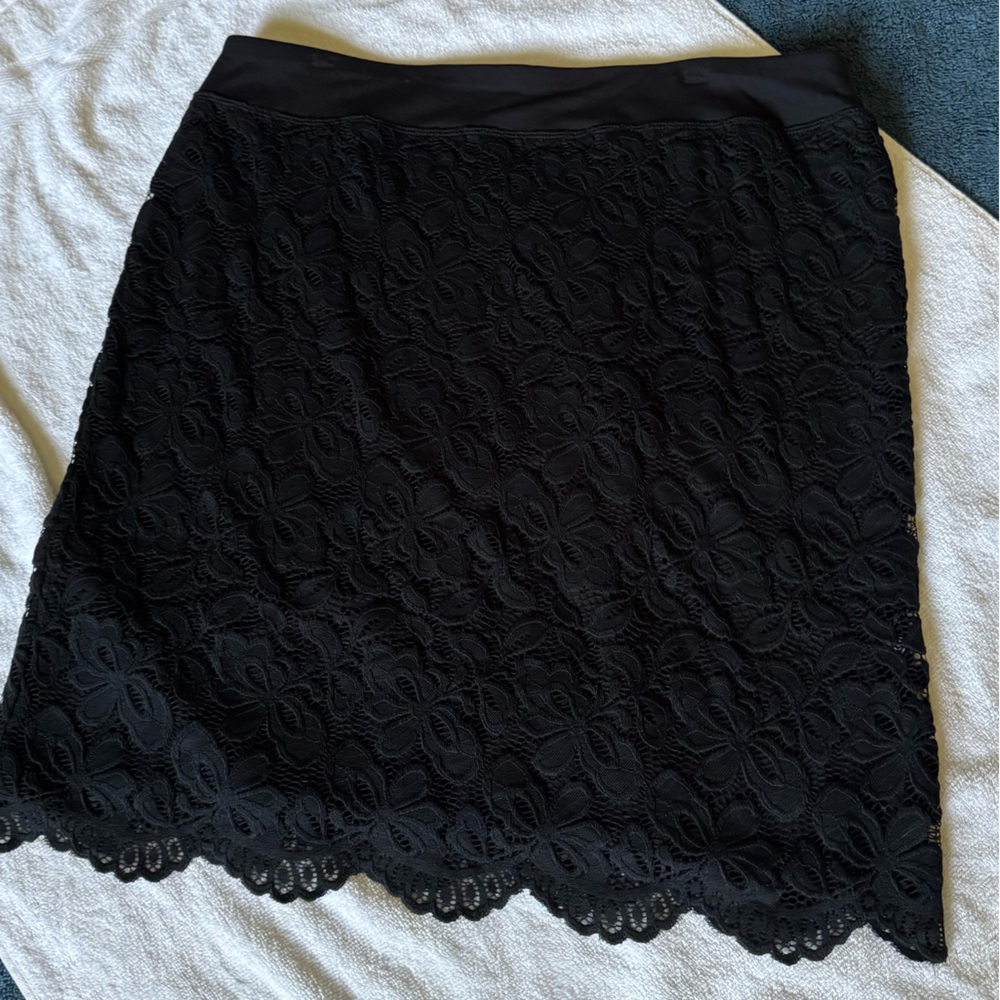 J. Jill Black Lace Skirt - Picture 3 of 3